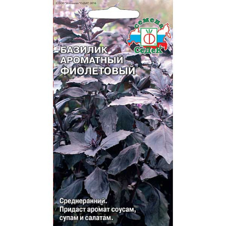 Базилик Ароматный Фиолетовый Седек Ц