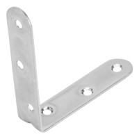 Кронштейн МК 80 х 80 мм, цинк, 10 шт, (Металлист)