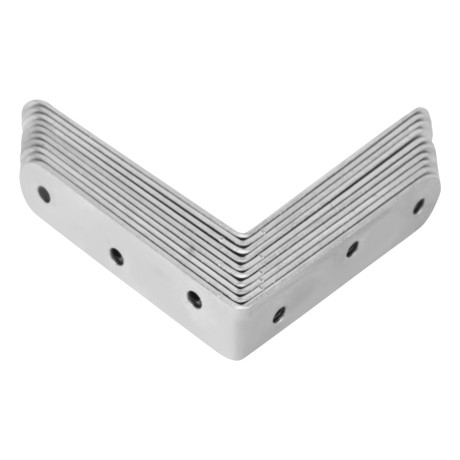 Кронштейн МК 80 х 80 мм, цинк, 10 шт, (Металлист)