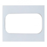 EKF Стокгольм рамка для розетки 2 мест. белая (PC) EYM-G-304-10