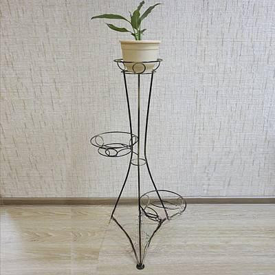 Подставка для цветов "Вышка Классика 3" медная