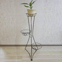 Подставка для цветов "Вышка Классика 3" медная