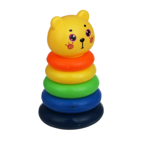 Развивающая пирамидка ИГРОЛЕНД, PP, 17,5х10х10см