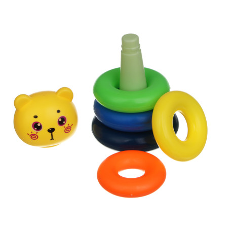 Развивающая пирамидка ИГРОЛЕНД, PP, 17,5х10х10см