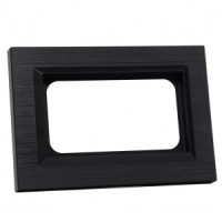 OVIVO Рамка СУ для 2-ой роз QUANTUM с земл., черный, 405-360000-266