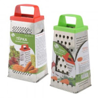 Терка четырехгранная, 22,5см (кратность 4шт!!!), металл, пластик МТ53-72 Мультидом