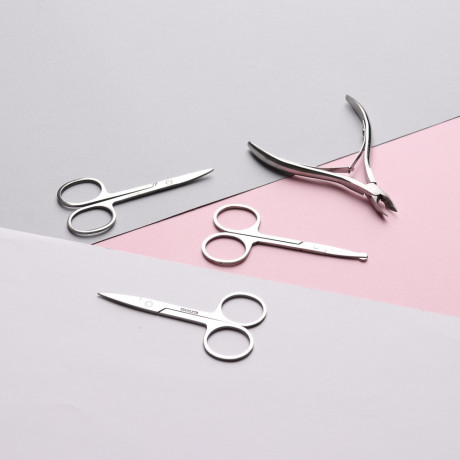 ЮНИLOOK Кусачки маникюрные для кутикулы с двойной пружиной, длина лезвий 8мм, сталь, 9,5см