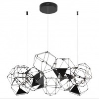 ODEON LIGHT 5087/56L L-VISION ODL25 черн хром/мет Люстра LED 56W 4000K 3360lm TRELLIS