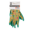 INBLOOM Перчатки садовые, с нитриловым полуобливом, полиэстер, р.6, 20,5см, 27г, разноцветные