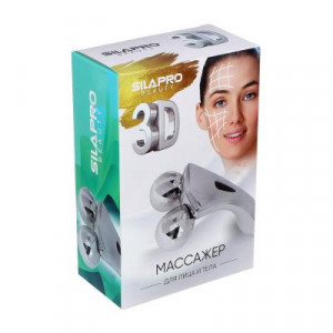 SILAPRO 3D Массажер для лица и тела, 9x15см, пластик