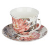 Набор чайный 2 пр., 225мл, MILLIMI, Пионы, фарфор