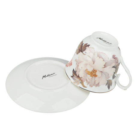 Набор чайный 2 пр., 225мл, MILLIMI, Пионы, фарфор