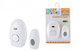 TDM звонок народный ЗББ-Н-11/5-32М (беспр., бат., блистер, 32мелодии, кнопка, 2хААА) SQ1901-0110