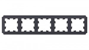 Systeme Electric AtlasDesign ANTIQUE рамка СУ 5 мест. КАРБОН ATN101005 (5!)