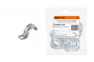 TDM скоба метал. оцинк. сталь однолапк. d 19-20мм (10!) SQ0409-1005