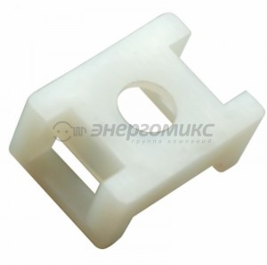 REXANT площадка для крепления стяжки 22,2х16 мм (уп-ка 100 шт), белая, (10!) 07-2102, цена за уп-ку