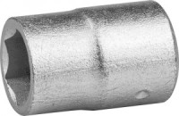 Головка торцовая НИЗ (1/2&quot;), 40Х, шестигран.,оцинкован.,15мм zu2772-15