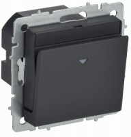 IEK BRITE мех. выкл. (карточный) СУ 1 кл. 30А ВС10-1-8-БрГ графит BR-V11-0-10-K53