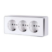 Werkel роз. ОУ 3 мест. 16A земля шторки Gallant (белая) W5073101 a051594