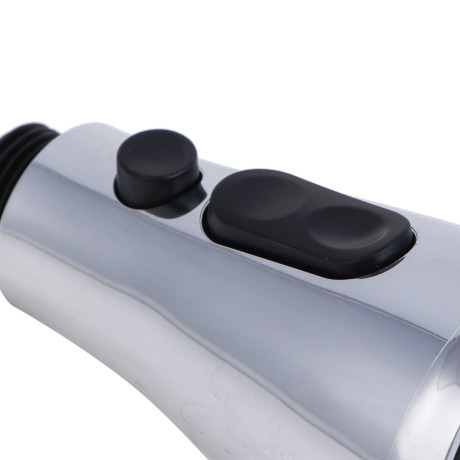 Аэратор для вытяжного смесителя, с кнопкой остановки потока, 2 режима, хром