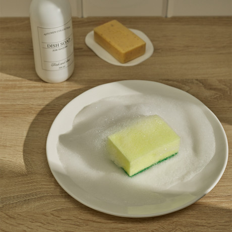 VETTA Набор губок для мытья посуды "Эконом" 5+2 шт, 9х6х3,5см