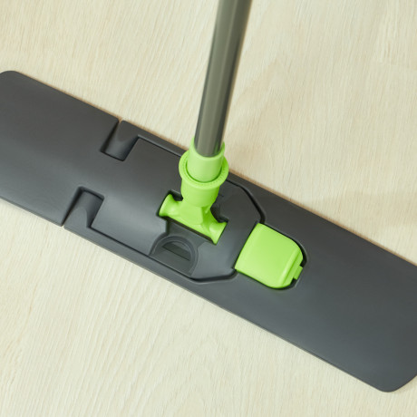 VETTA Швабра "Классик" с плоским мопом из микрофибры, разборная, телескоп