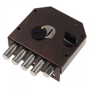 Гардиан Замок накладной тяж. 2005С Пр горизонт.ключевина 5кл ЗД б/о (6)