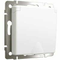Werkel мех. роз. СУ 1 мест. 16A земля шторки крышка IP44 (белый матовый) W1171261 a059267