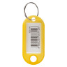 Брелок для ключей с идентификатором 5х2,2см, с металл.кольцом, в пластиковой банке