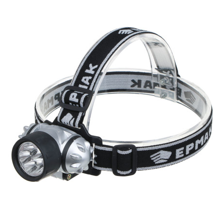 Фонарь налобный тм ЕРМАК, 5 ярк. LED, 3xAAA, 6,5x4,3 см