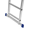 Лестница, 3 х 11 ступеней, алюминиевая, трехсекционная, Сибртех