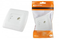 TDM Онега роз. комп. СУ 1 мест. белая (RJ45) (10!) SQ1805-0022