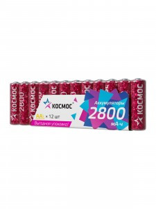 Ак-р  Космос AA /R6 2800mAh Ni-MH 12S KOCR6NIMH2800mAh12S