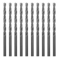 Сверло по металлу, 3.5 мм, полированное, HSS, 10 шт, цилиндрический хвостовик Matrix