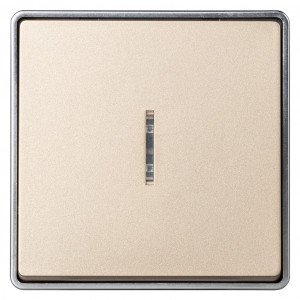 Smartbuy Сириус выкл. ОУ 1 кл. (инд.) 10А шампань SBE-07w-10-SW1-1