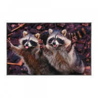 Коврик влаговпитывающий  &quot;Velur&quot;  50*80 см &quot;Веселые еноты&quot;, VORTEX