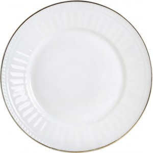 Тарелка десертная Бьянка Голд 18см стеклокерамика (кратность 6шт!!!) МФК RMP70X-G