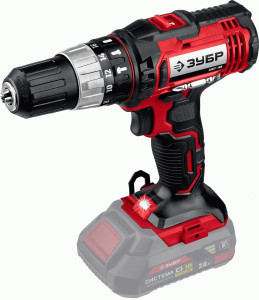 ЗУБР дрель-шуруповерт ударная С1-18, 18В, 40Нм, без АКБ, ДШУ-185