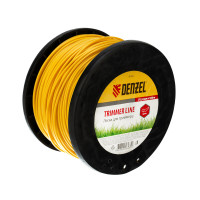 Леска для триммера круглая   2.4 мм, 160 м, на Din катушке Denzel