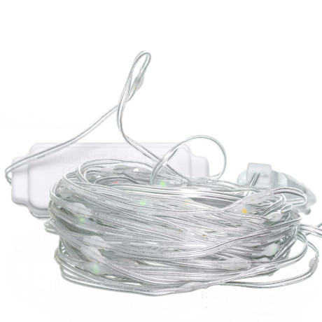 Гирлянда капелька LLN-15 100ламп длина 10м ЦВЕТНАЯ (100)