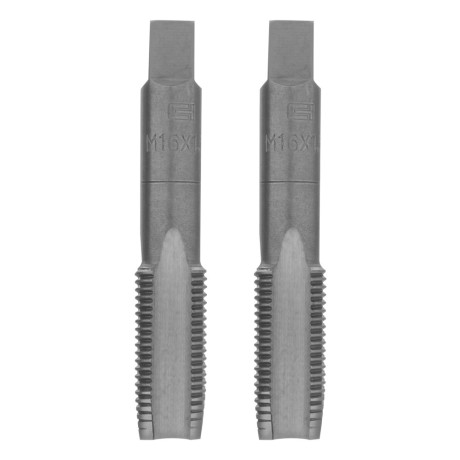 Метчик ручной М16 х 1.5 мм, комплект из 2 шт Сибртех