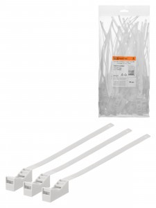 TDM крепеж ремешковый 7,6х285 белый (50шт/уп, цена за уп) SQ0516-0304