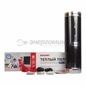 REXANT Теплый пол Optima (пленочный инфракр.) 150 1,5 м2/0,5х3 м/225Вт 51-0502-7