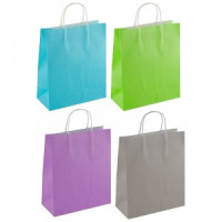 Подарочный пакет &quot;Крафт&quot;, 26*12*32см, Волшебная страна (кратность 12!!!)