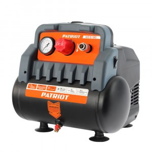 PATRIOT Компрессор поршн.безмасл.WO 6-180 ,180 л/мин,8 бар,1100 Вт,6 л,быстросъемный 1/4",525301910