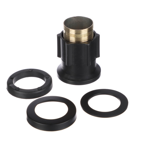 СоюзКран Смеситель для раковины, керам. картридж 35мм, нерж. сталь, черный SS02-M132