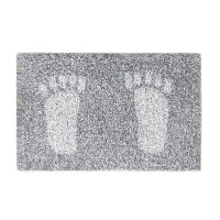 VETTA Коврик для ванной FOOTPRINT 40x60 см, хлопок, графитовый (Индия)