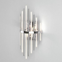 Bogate&#039;s  св-к св-к настенный  E14 2x60 Вт 120х200х450 металл прозрачный/хром Allure 355/2 a057232