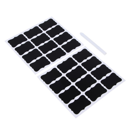 Наклейки на банки для специй и заготовок тм VETTA, ПВХ, полипропилен, 24шт + маркер