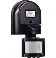 Camelion датчик движения ИК LX-16C настенный 1200W 180° (дальность 2-12м) черный IP44